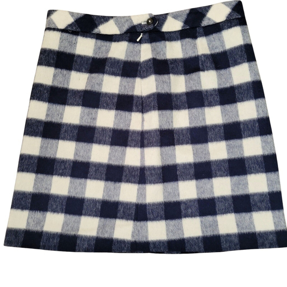 Brooks Brothers Red Fleece Checkered Skirt Women's. Size 10 Waist 32" Length 20" - Picture 3 of 6
